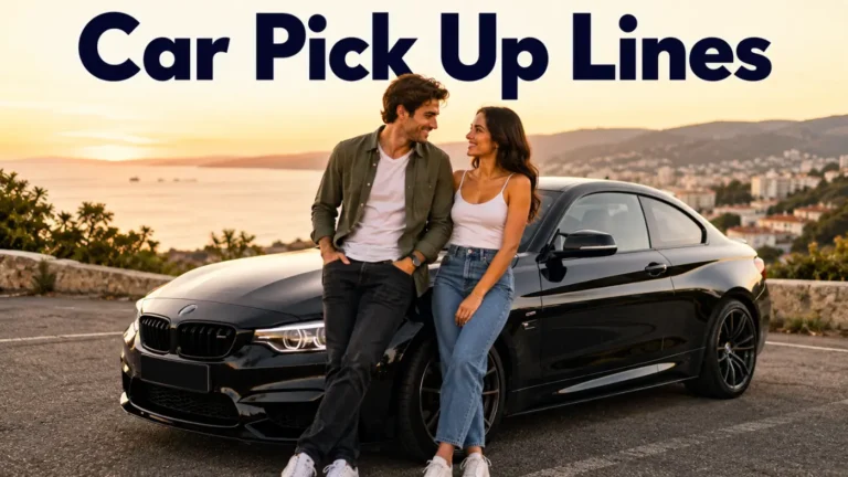 Car pick up lines