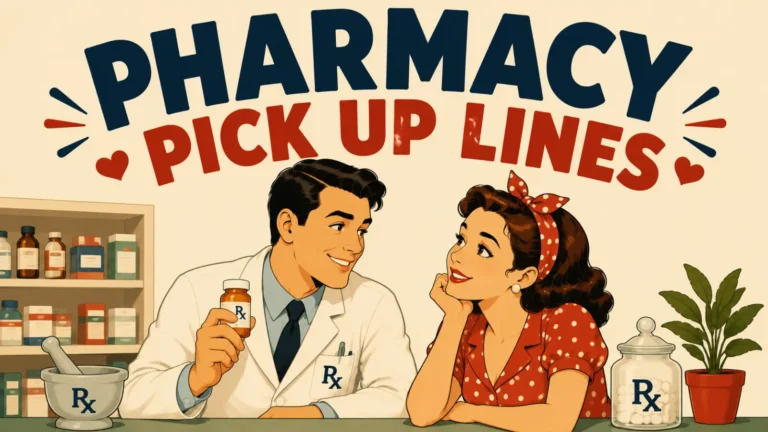Pharmacy Pick Up Lines