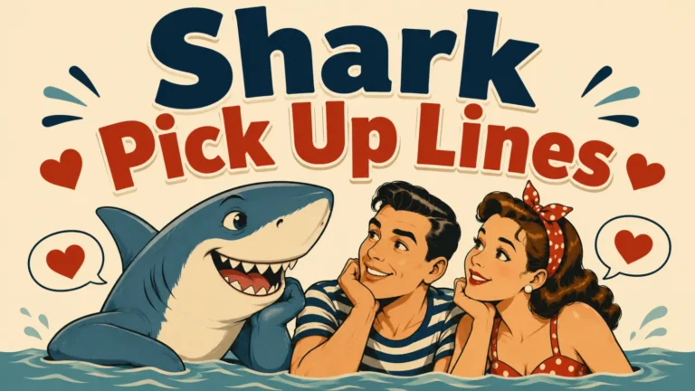 Shark Pick Up Lines