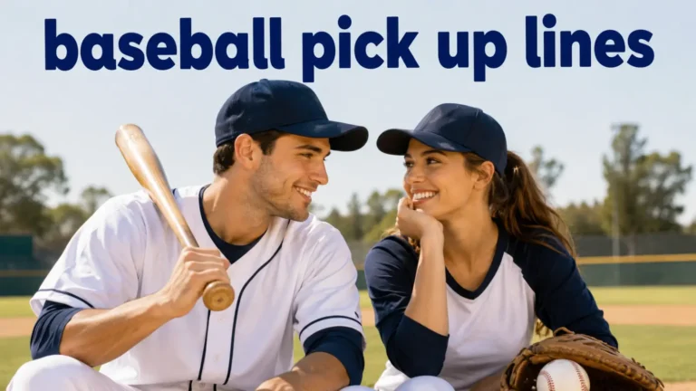 Baseball Pick Up Lines