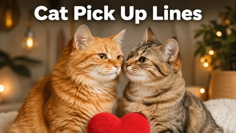 Cat Pick Up Lines