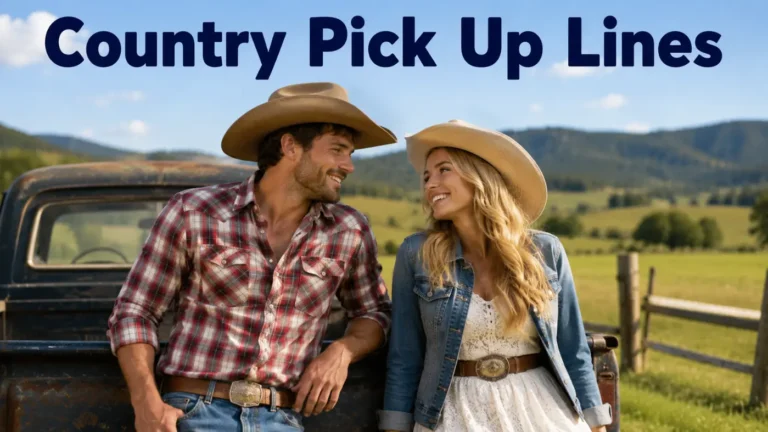 Country Pick Up Lines
