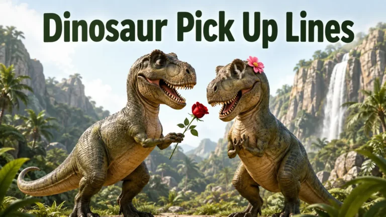 Dinosaur Pick Up Lines