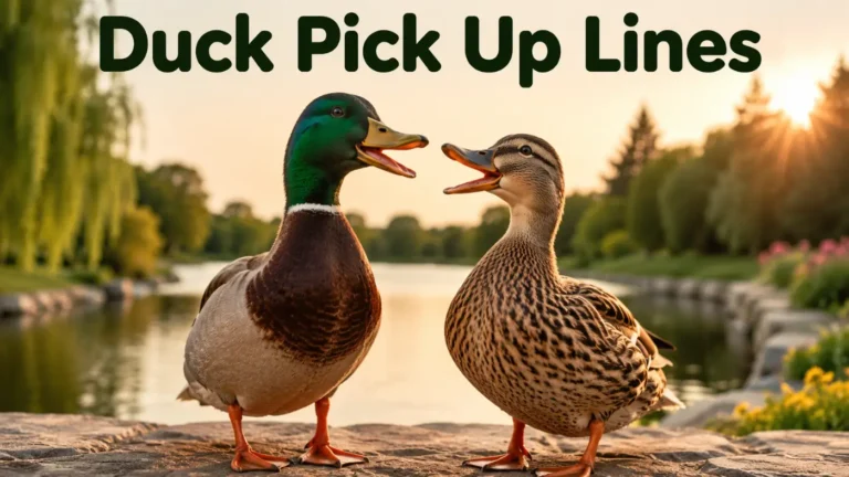 Duck Pick Up Lines