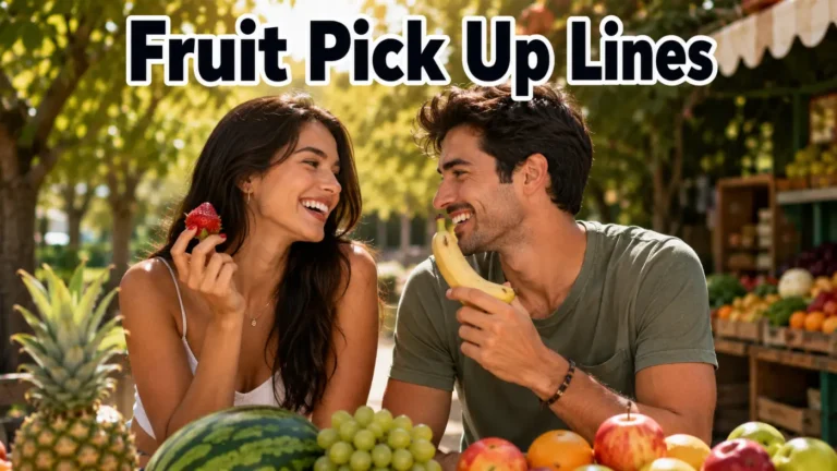 Fruit Pick Up Lines