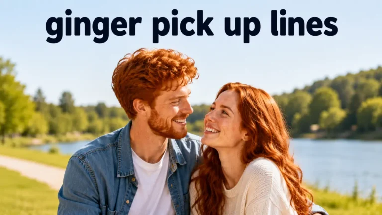Ginger Pick Up Lines