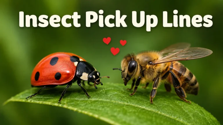 Insect Pick Up Lines