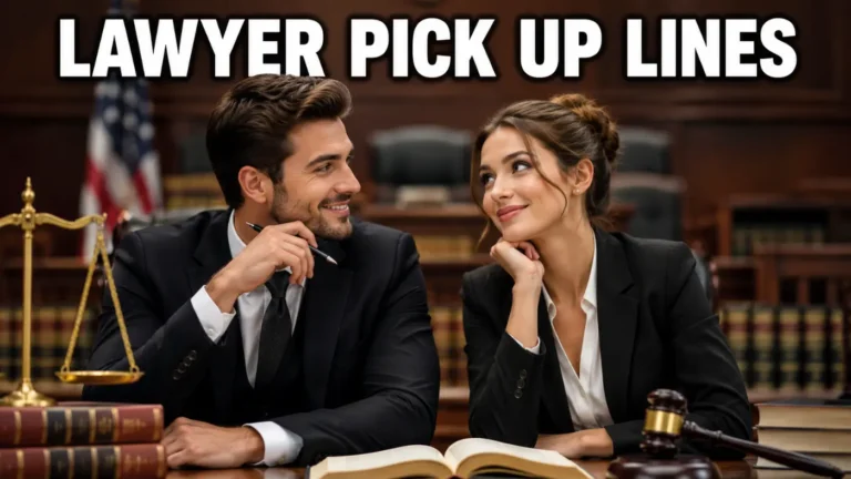 Lawyer Pick Up Lines