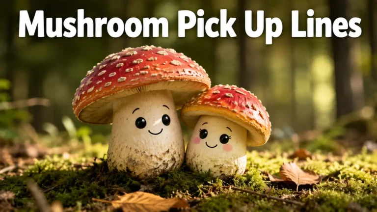 mushroom pick up lines
