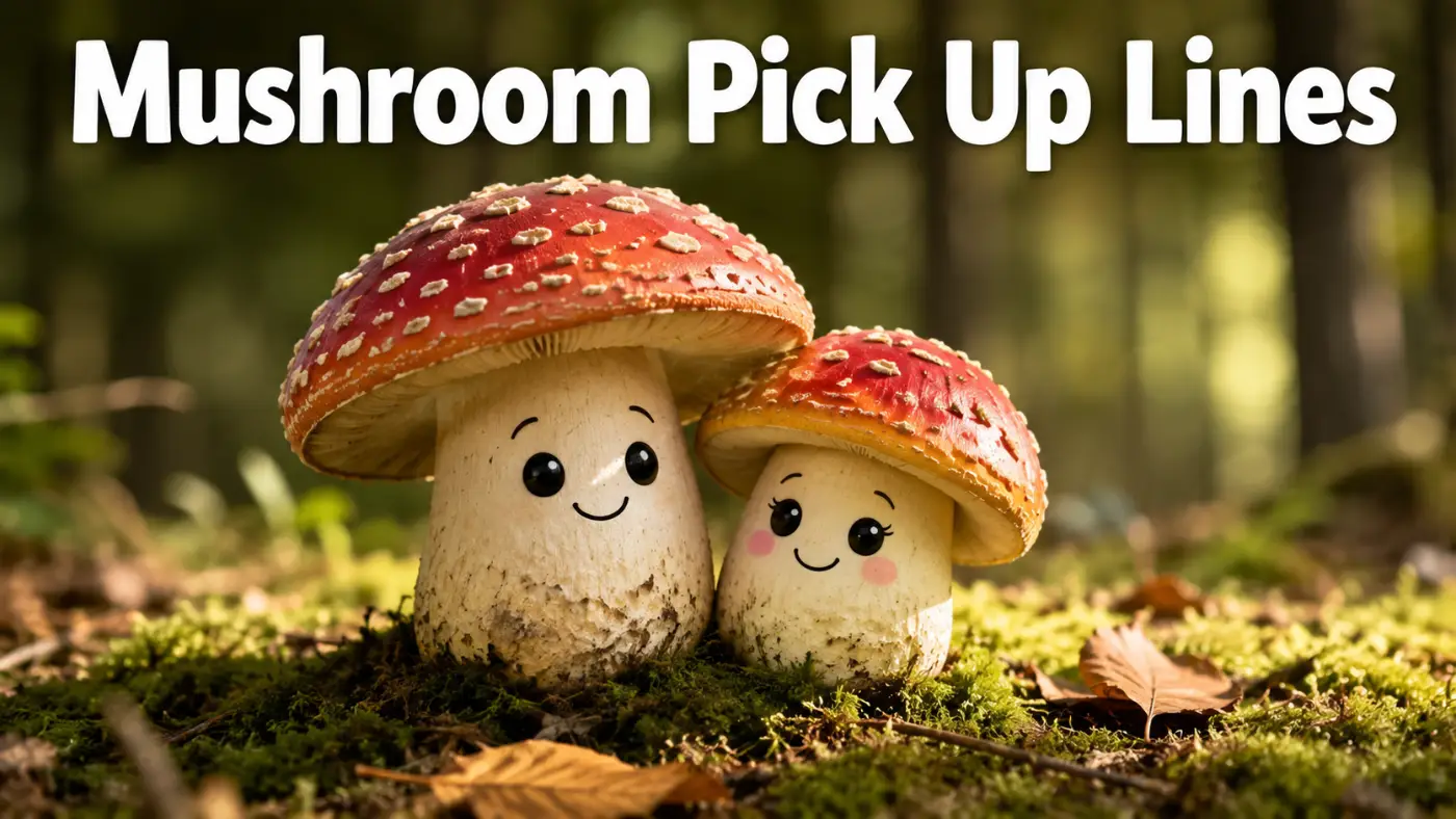 mushroom pick up lines