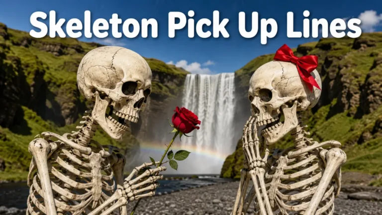 Skeleton Pick Up Lines