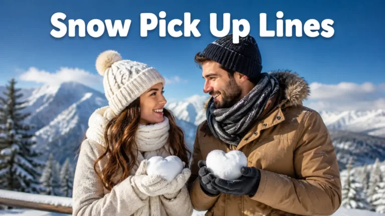 Snow Pick Up Lines