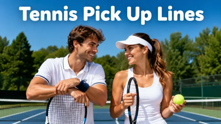 Tennis Pick Up Lines