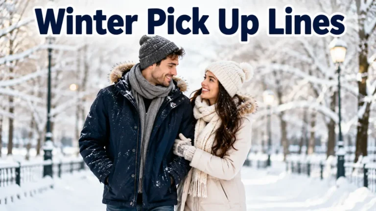 Winter Pick Up Lines