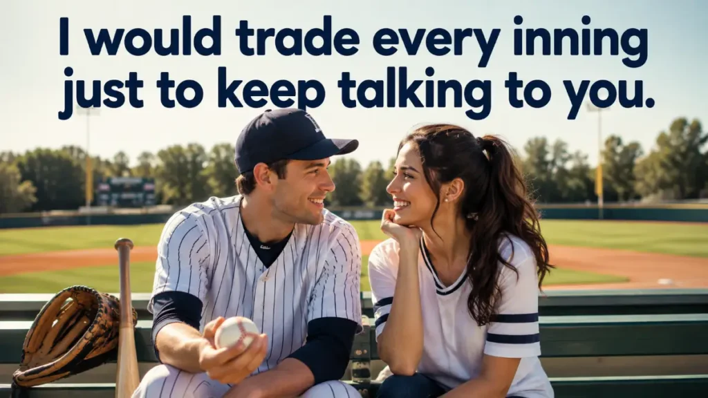 Baseball Pick Up Lines From A Girl With Confidence