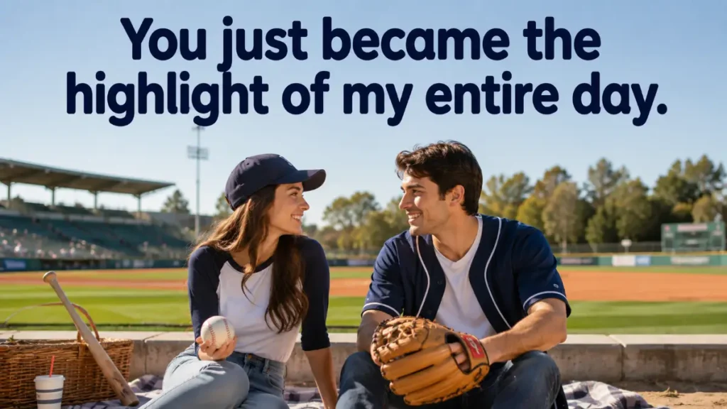 Baseball Pick Up Lines To Use On A Guy Over Text