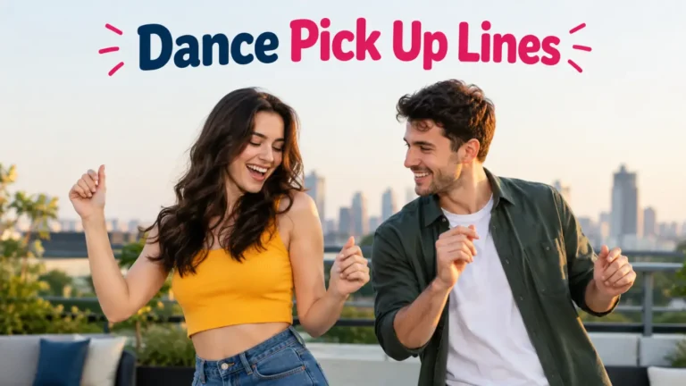 Dance pick up lines