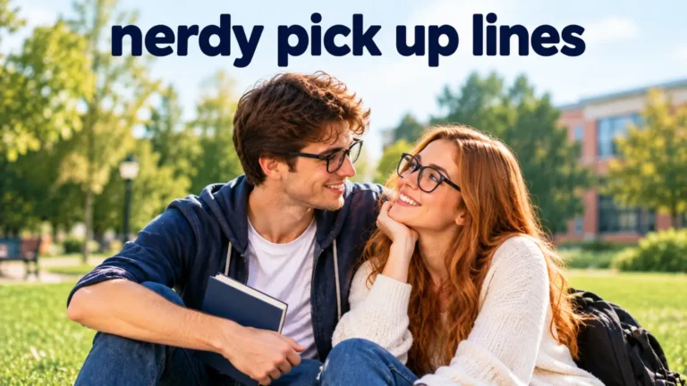 Nerdy Pick Up Lines