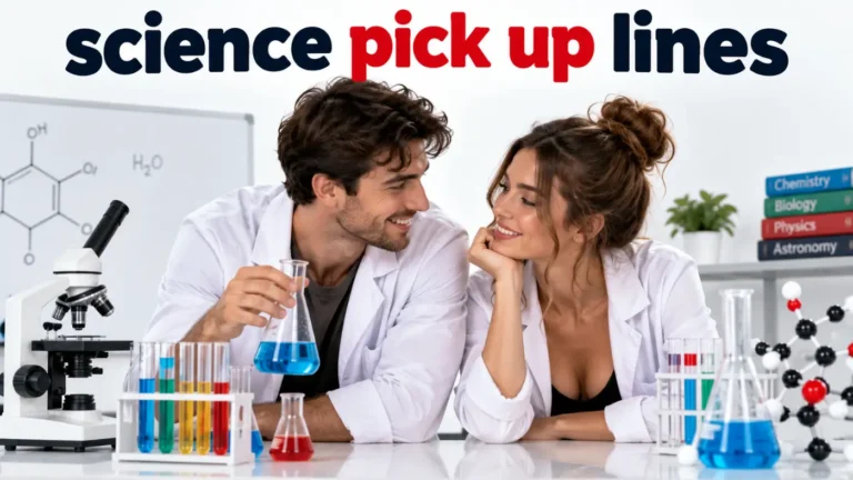 Science Pick Up Lines